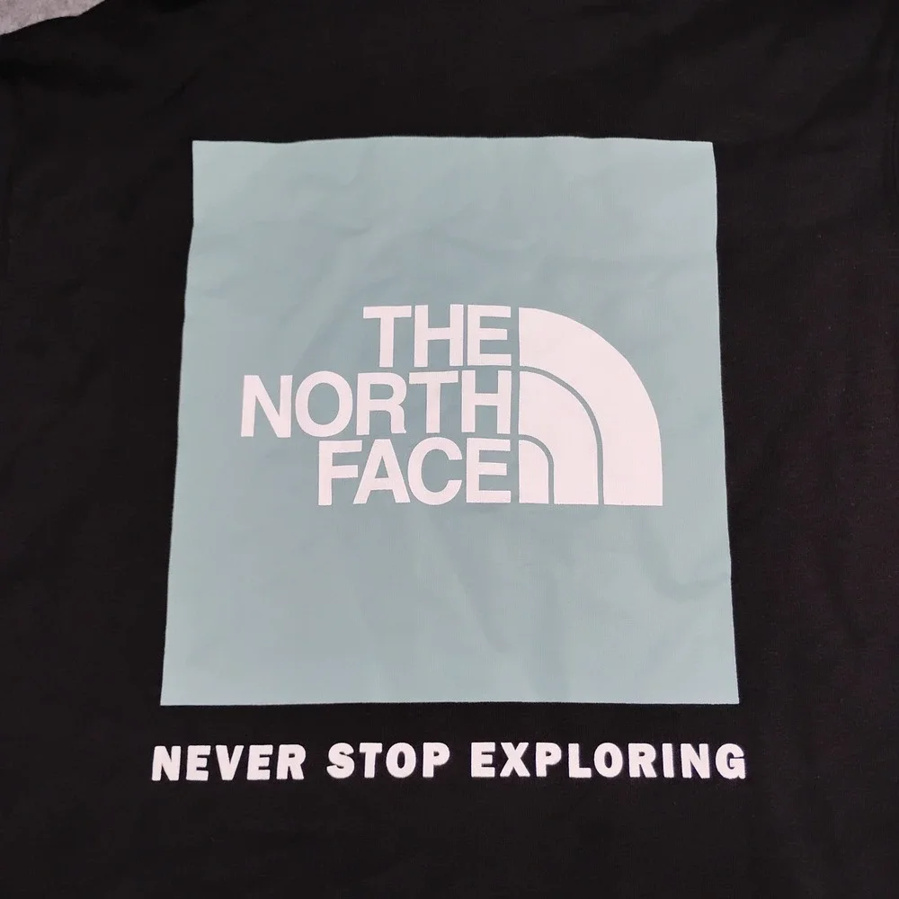 The North Face Box NSE Pullover Hoodie Men's Small Black Graphic Streetwear